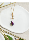 Necklace Cristal Tear Drop
